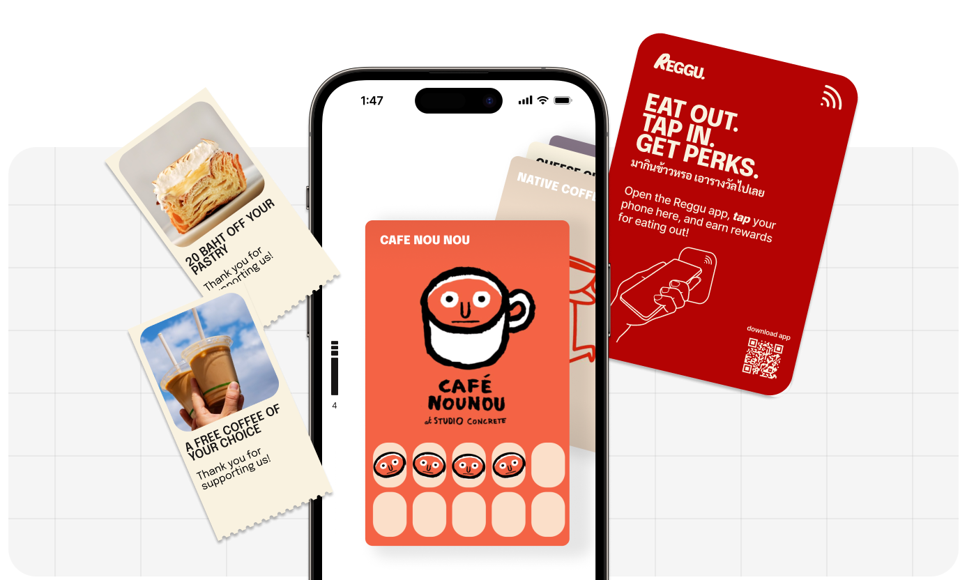 Reggu app with rewards