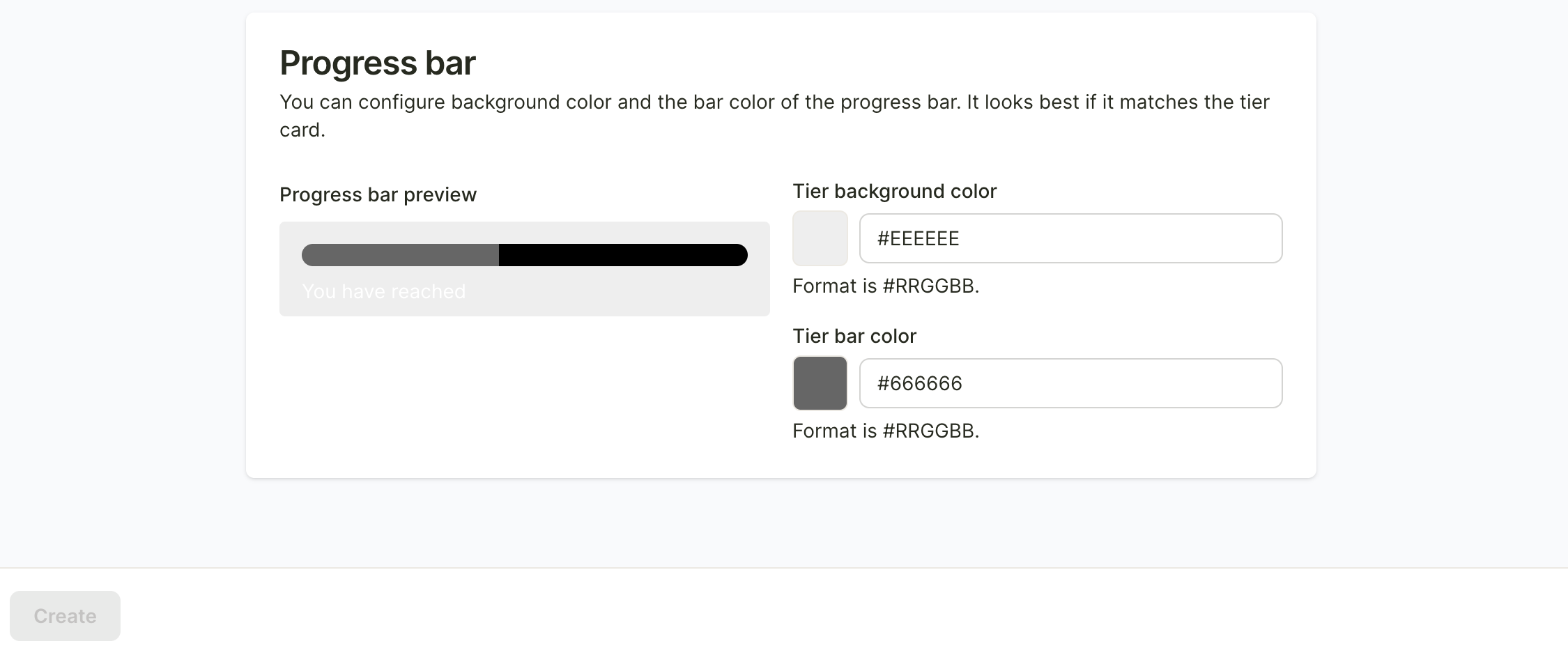 Multiple membership tiers — step 3